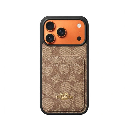 Luxury Case Modern Heritage Card Holder for iPhone 12-18 Series