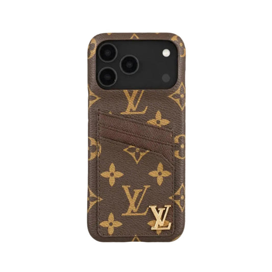 Leather Card Slot Case For iPhone 12-17 Series
