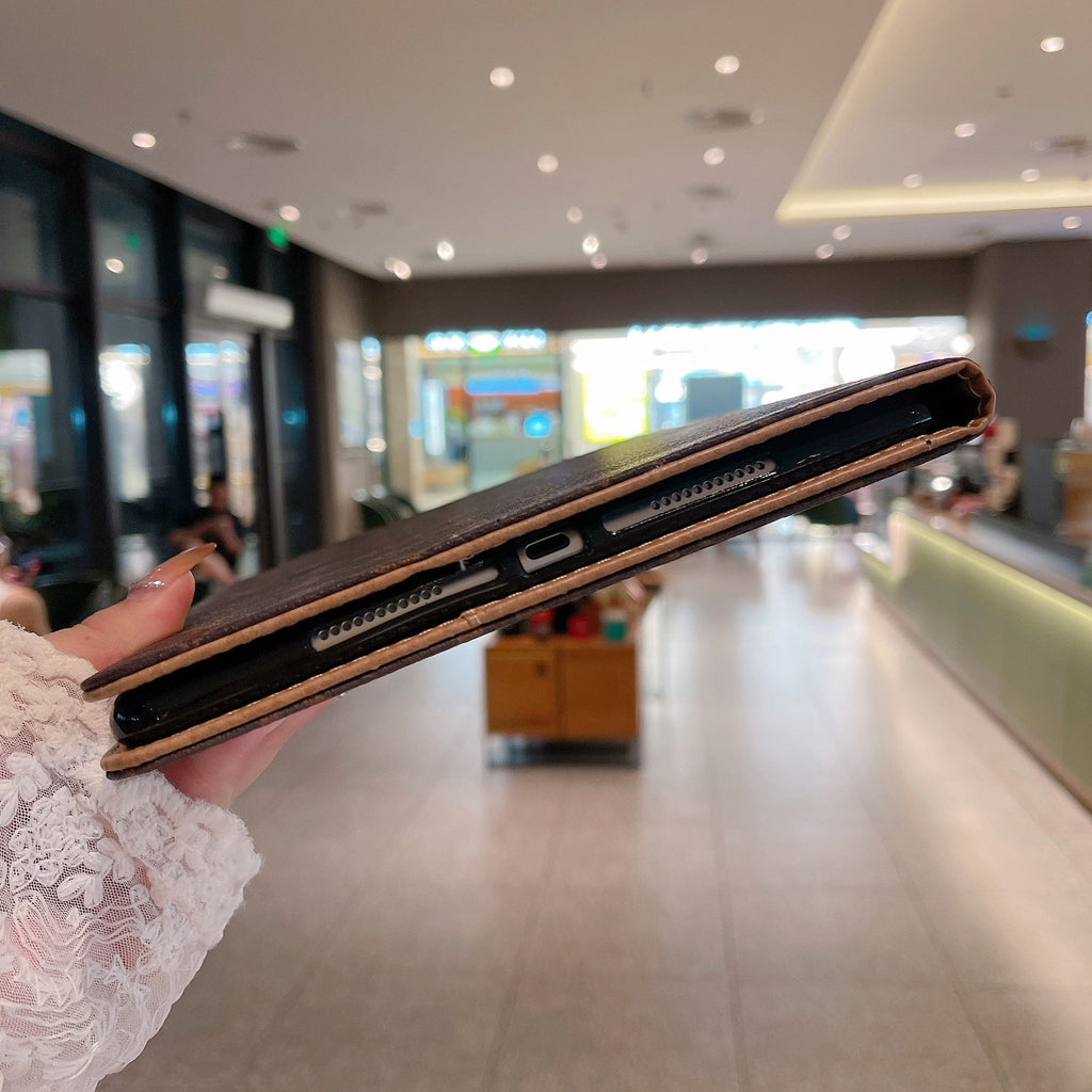 Samsung Galaxy Tab|Luxury Case Canvas Monogram Leather Fresh Summer Theme Pattern Roxy New