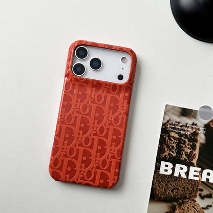 Lux Leather Dior Phone Case For iPhone 12-18 Pro & Pro Max
