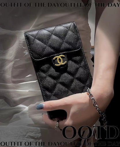 Luxury Genuine Leather Crossbody Phone Bag Elegant Tote Bag