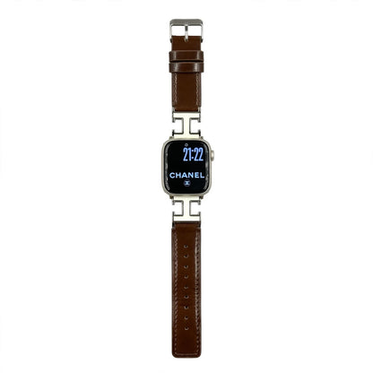 Elegance Leather Strap with Logo