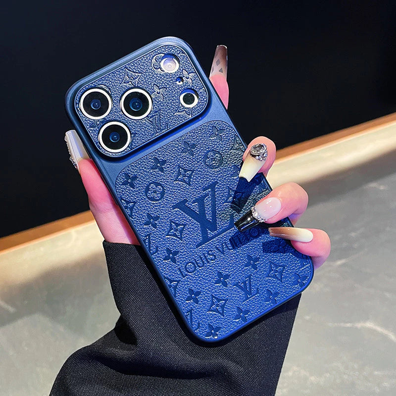 Luxury Designer Style Monogram Cover for iPhone 13-17 Series