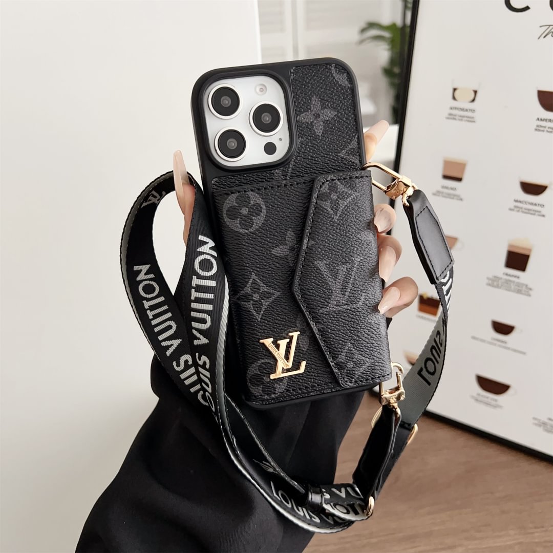 Crossbody Wallet Accordion Card Holder Canvas iPhone Leather cases Roxy New 2