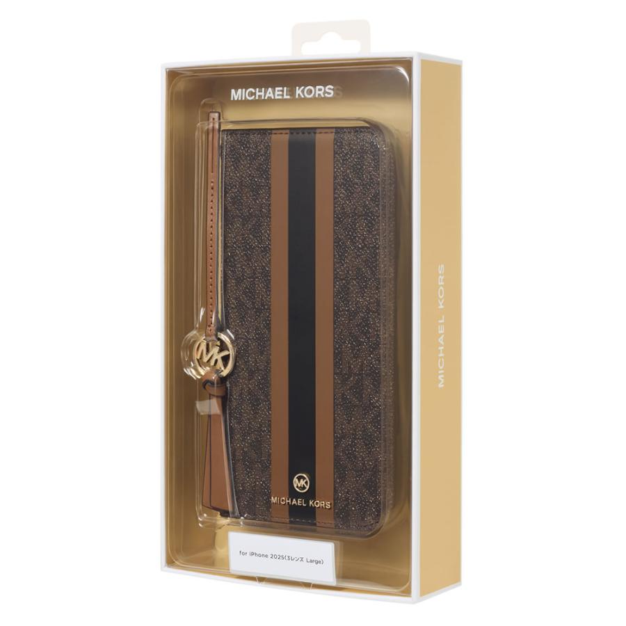 MK Folio Case Stripe with Tassel Charm for Magsafe for iPhone