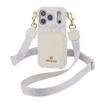 Luxury MK Wrap Case Pocket with Strap for iPhone 13-18 Pro & Pro Max