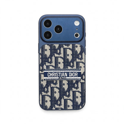 Luxury Monogram Designer Dior Cover for iPhone 12-18 Pro & Pro Max