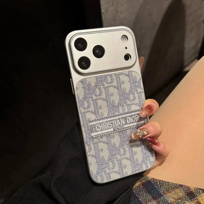 Luxury Monogram Designer Dior Cover for iPhone 12-18 Pro & Pro Max