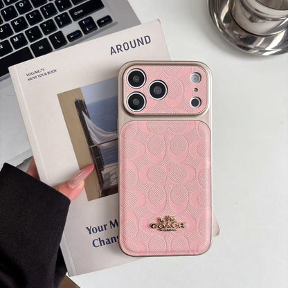 Luxury Coach Monogram Protective Case For iPhone 12 - 18 Series