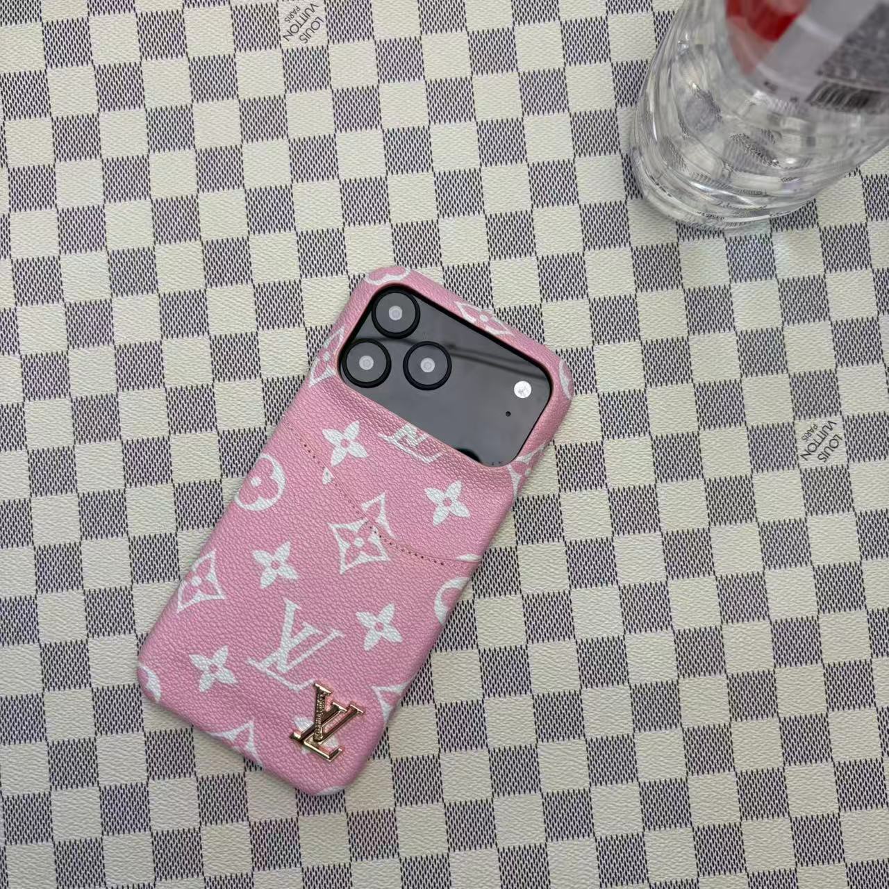Leather Case with Card Holder For iPhone 12-17 Series