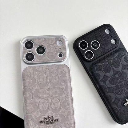 Luxury Coach Monogram Protective Case For iPhone 12 - 18 Series