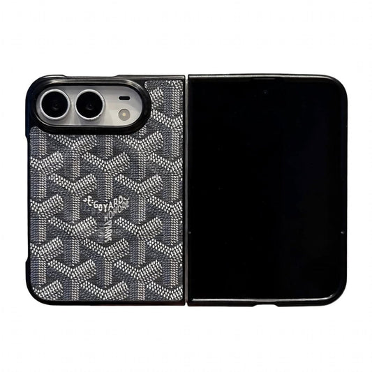 Luxury GYD Monogram Foldable MagSafe Case for iPhone Duo