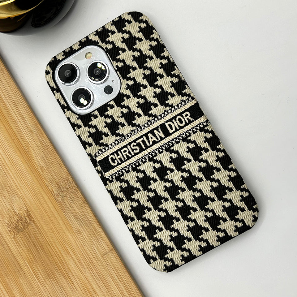 Luxury Brand Vertical Belt Stitched Case Cover For iPhone Roxy New 2