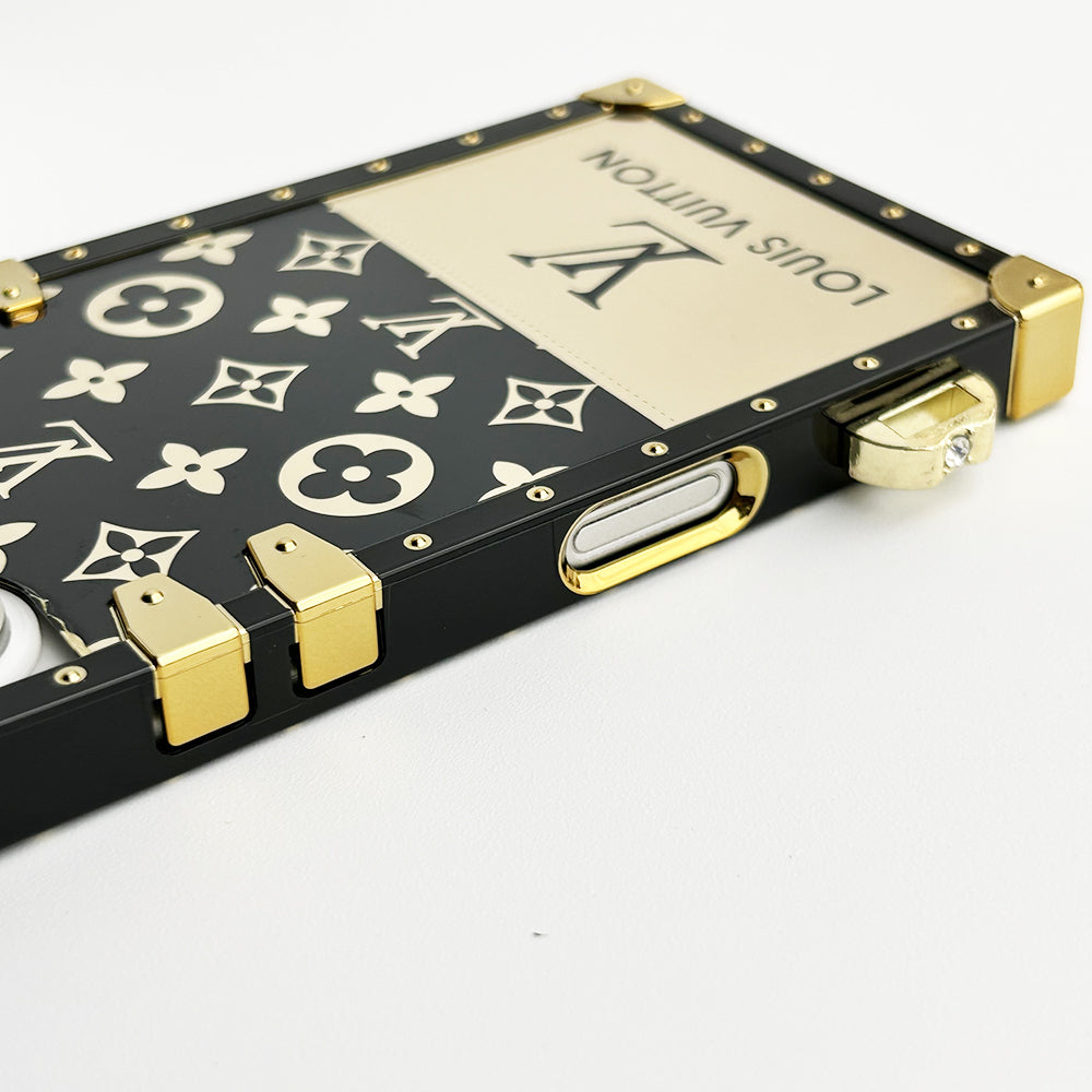 Luxury Brand Shiny Trunk Case For iPhone 17-12