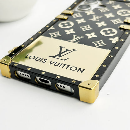 Luxury Brand Shiny Trunk Case For iPhone 17-12