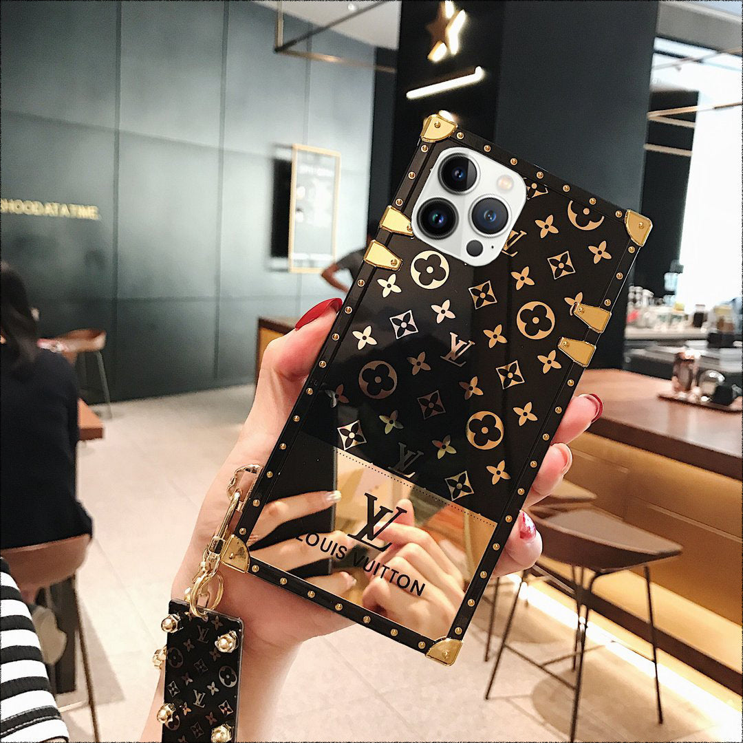Luxury Brand Shiny Trunk Case For iPhone 17-12