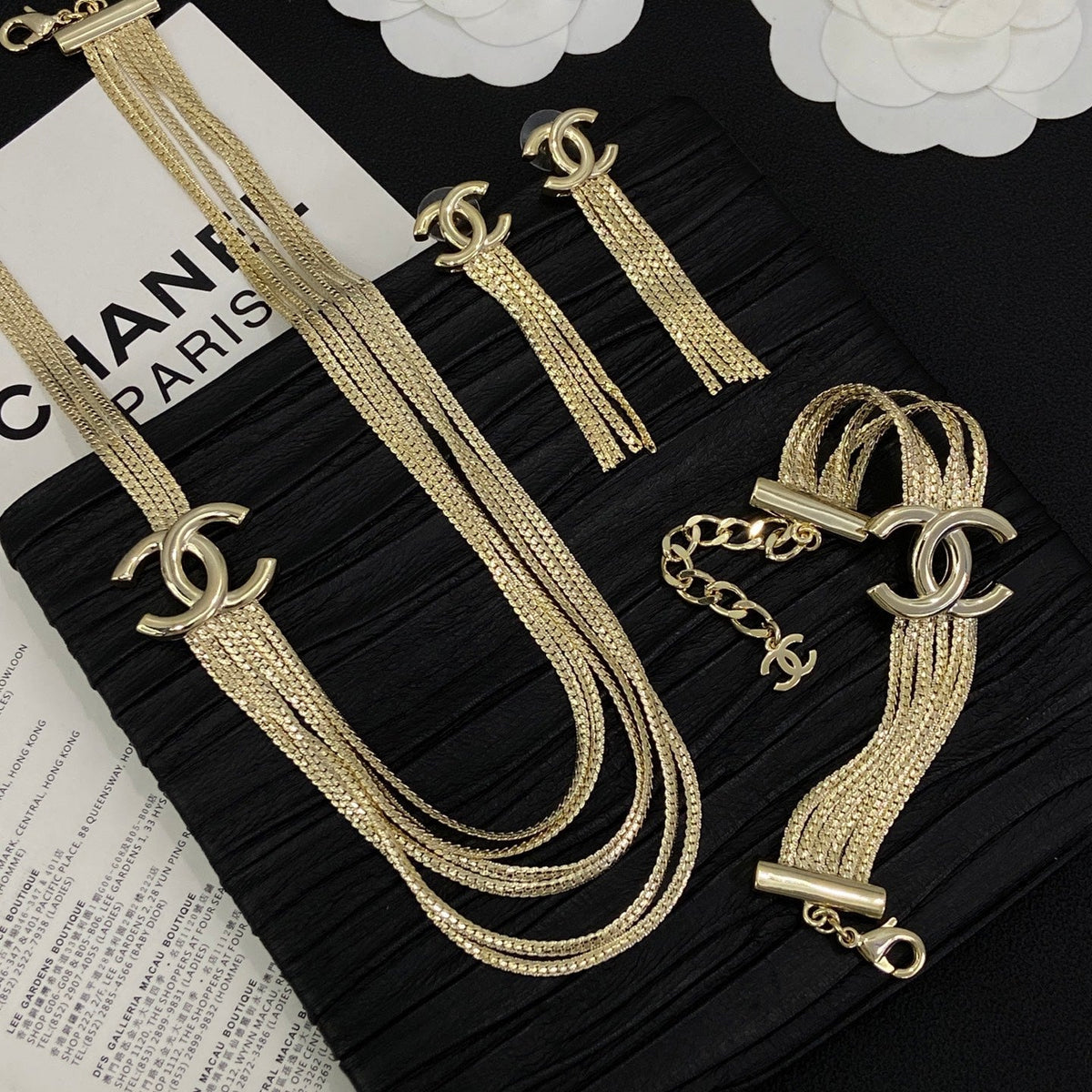 Luxury Tassel CC Design 3 Set Gold