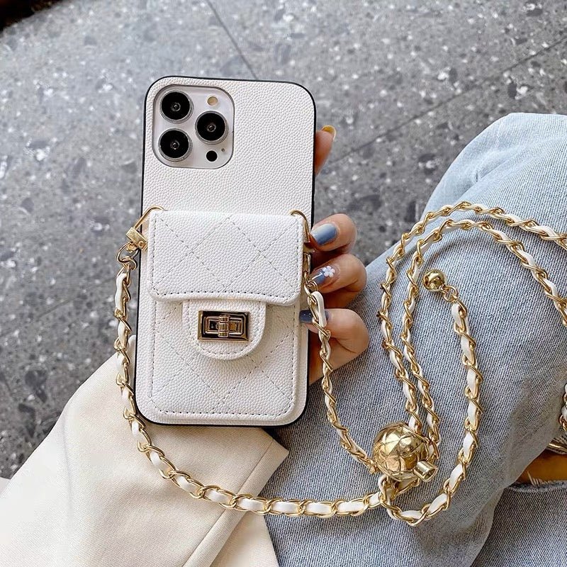 Luxury Purse iPhone Case With Crossbody Strap Roxy New 2