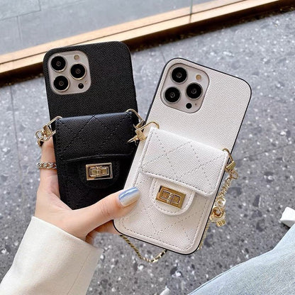 Luxury Purse iPhone Case With Crossbody Strap Roxy New 2