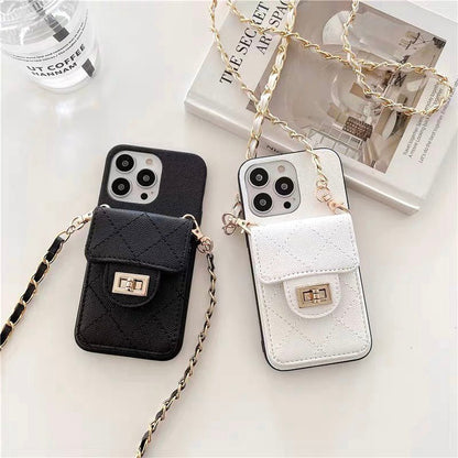Luxury Purse iPhone Case With Crossbody Strap Roxy New 2