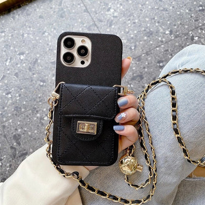 Luxury Purse iPhone Case With Crossbody Strap Roxy New 2