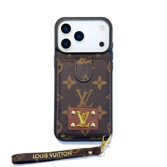 Luxury Leather Case Card Holder For iPhone 12-18 Pro & Pro Max
