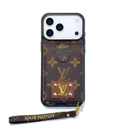 Luxury Leather Case Card Holder for iPhone 12-18 Pro & Pro Max