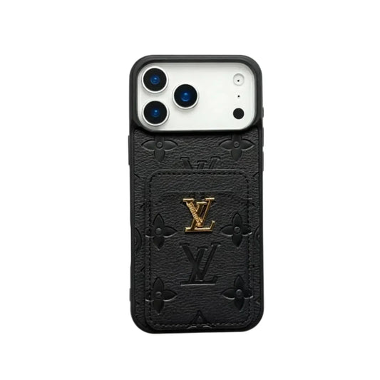 Premium Textured Case with Integrated Card Slot for iPhone 12-18 Pro & Pro Max