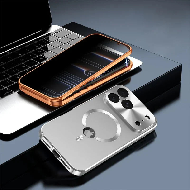MagSafe Privacy Shield: Metallic 360° Full-Body iPhone Case