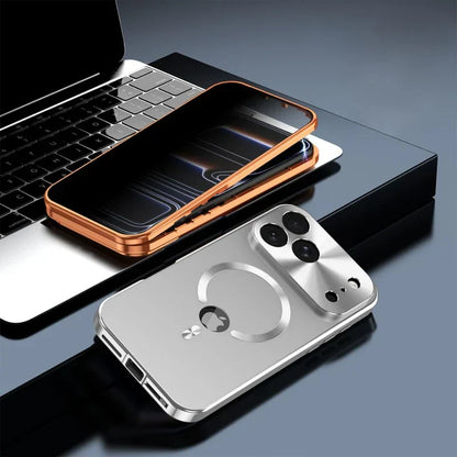 MagSafe Privacy Shield: Metallic 360° Full-Body iPhone Case