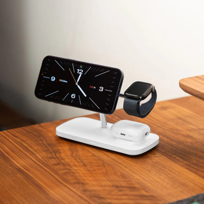 Elegant 3-in-1 Magnetic T-Bar Wireless Charging Dock For Apple