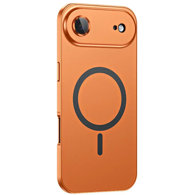Luxurious Aluminium Magnetic Phone Case Lens Glass Protective For iPhone 12-17