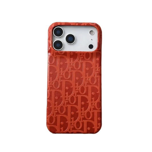 Lux Leather Dior Phone Case For iPhone 12-18 Seies