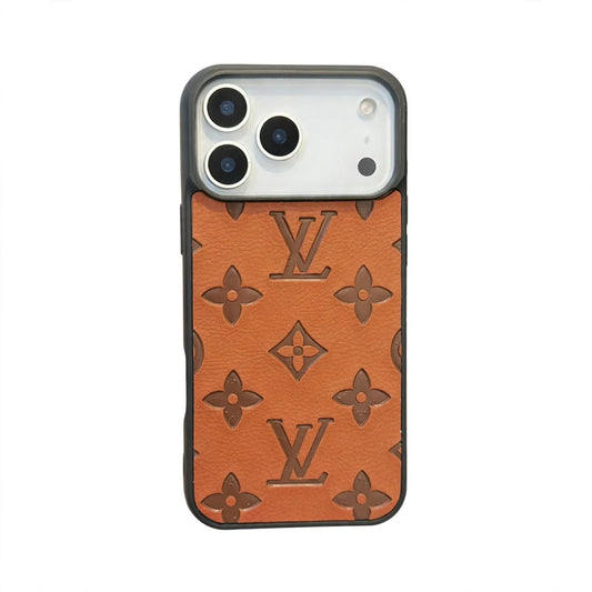 Louis V Luxury Phone Case For iPhone 12-17 Series