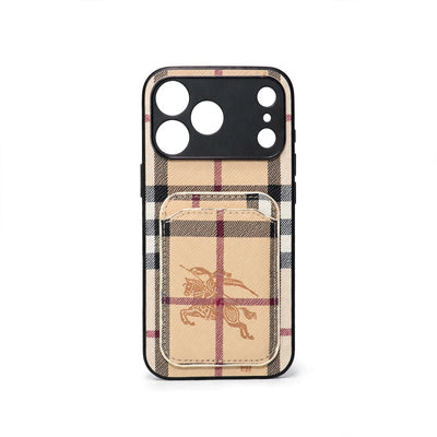 Luxury Brand Card Holder Phone Case For iPhone 12-18 Series