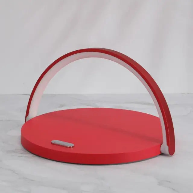 10W Qi Fast Wireless Charger Table Night Light For iPhone 13/ 12/ 11 /XR Mobile Phone Charging Holder LED Desk Lamp Phone Stand - theroxymob