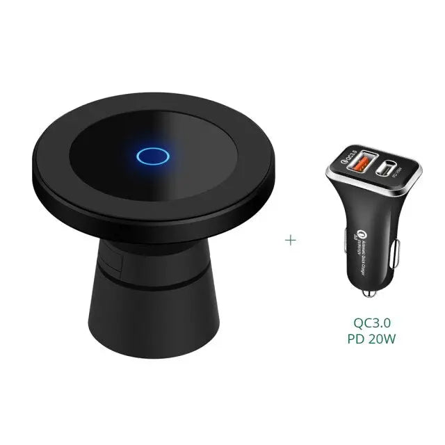 Magnetic Wireless Car Charger Wireless Charger For Samsung s21 / NOTE 20 /S22 Series - theroxymob