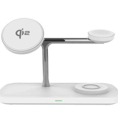 Elegant 3-in-1 Magnetic T-Bar Wireless Charging Dock For Apple