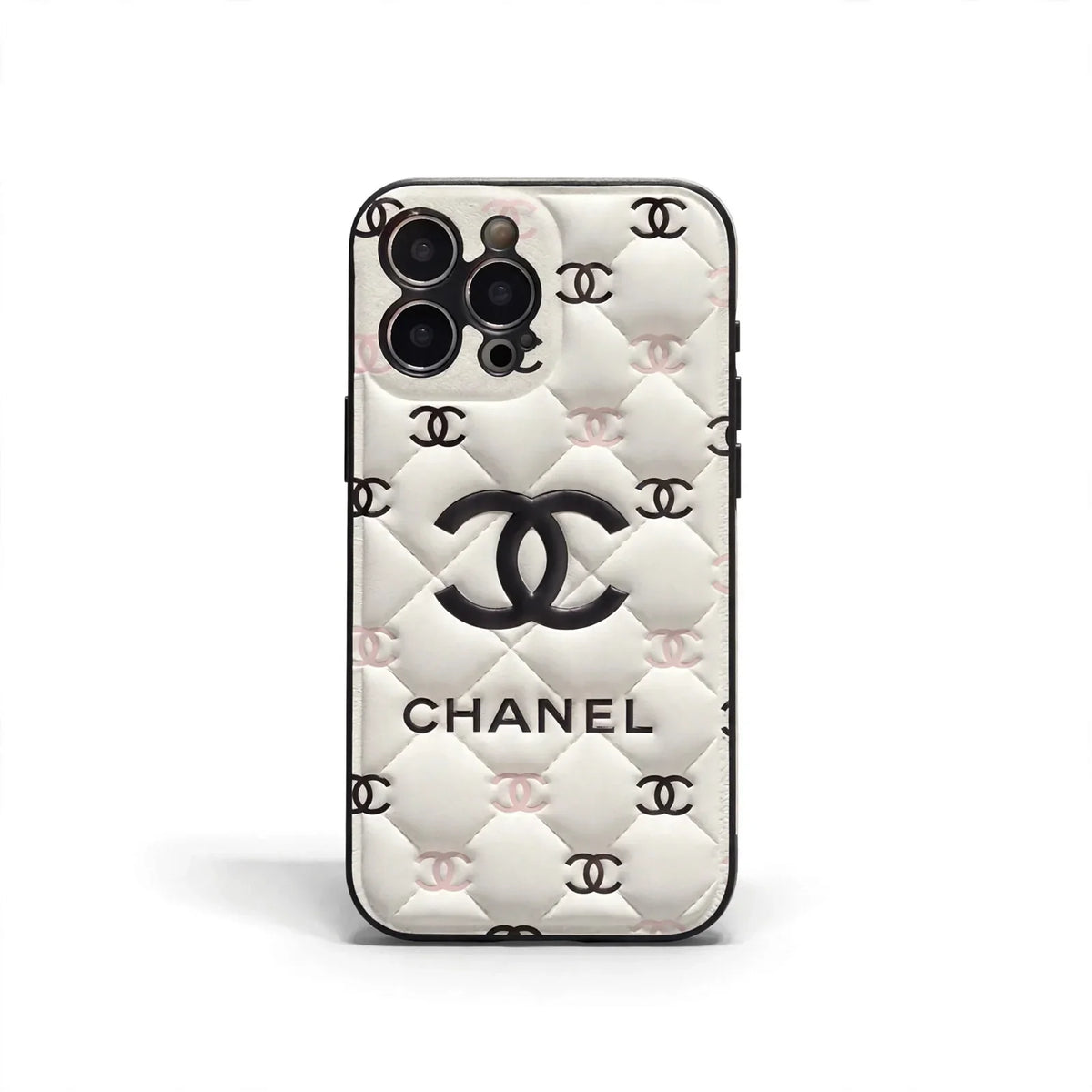 Embossed Chanel iPhone Case Classic Luxury Design for iPhone