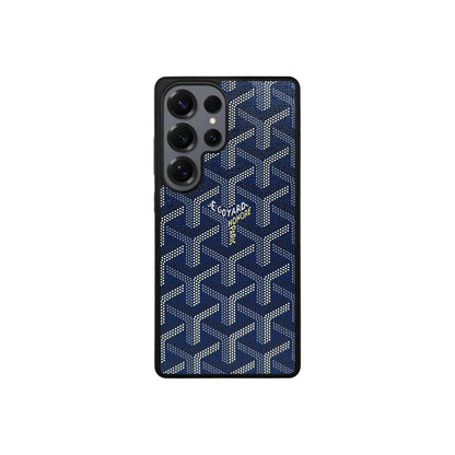 Premium Blue GYD-Style Pattern with Magsafe Option for Samsung S22-S26 Series