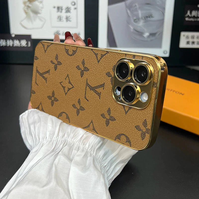 NEW DESIGN SOFT LUXURY IPHONE CASE WITH GOLDEN BORDER Roxy New 2