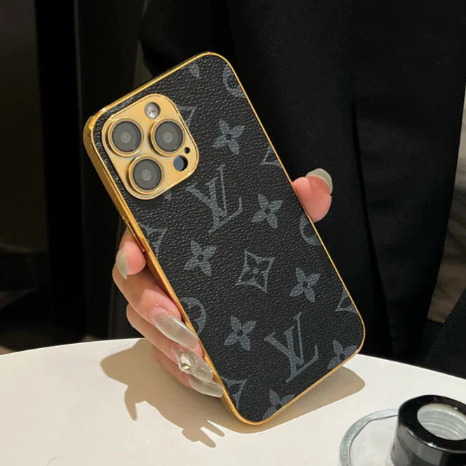 NEW DESIGN SOFT LUXURY IPHONE CASE WITH GOLDEN BORDER Roxy New 2