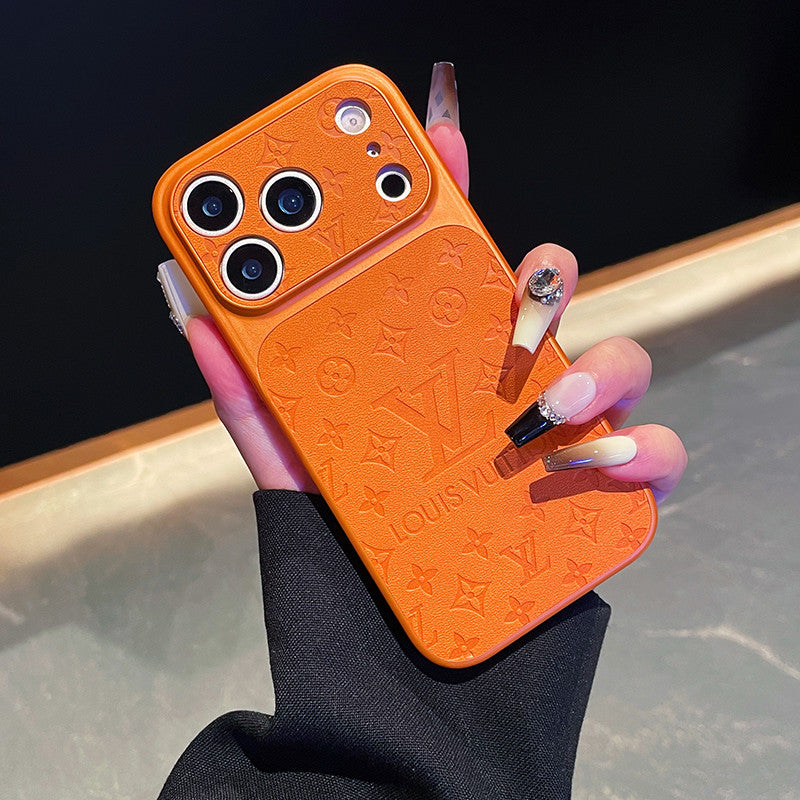 Luxury Designer Style Monogram Cover for iPhone 13-17 Series