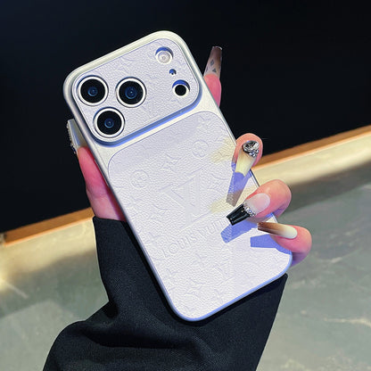 Luxury Designer Style Monogram Cover for iPhone 13-17 Series