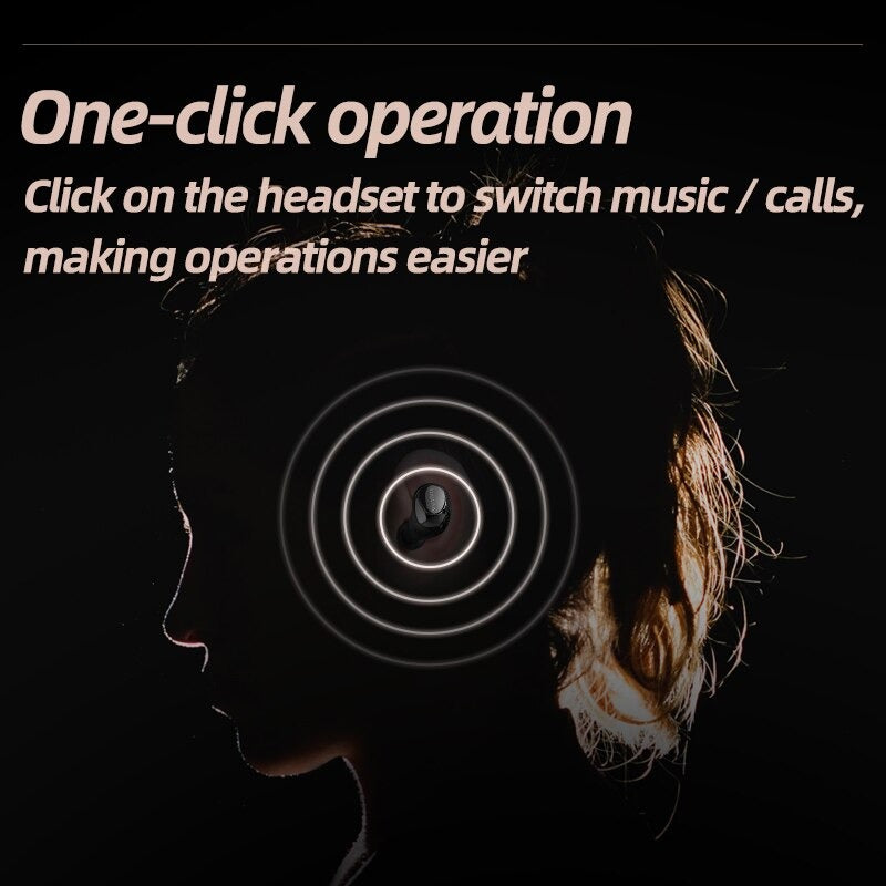 TWS Bluetooth Earphone Wireless Headphones Bluetooth 5.0 - theroxymob