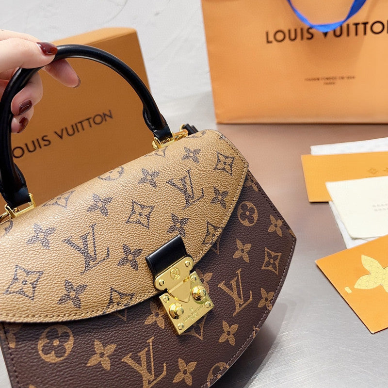 Louis Vuitton Monogram Canvas Handbag With Chain