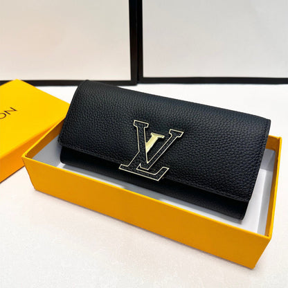 Louis Vuitton Monogram Clasp Long Wallet