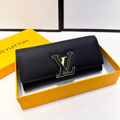 Louis Vuitton Monogram Clasp Long Wallet