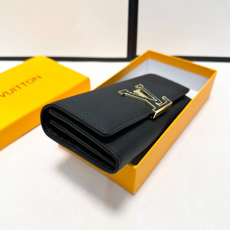 Louis Vuitton Monogram Clasp Long Wallet