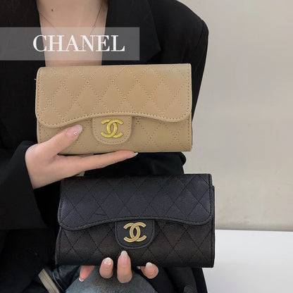 Luxury Leather Chanel Crossbody Phone Bag